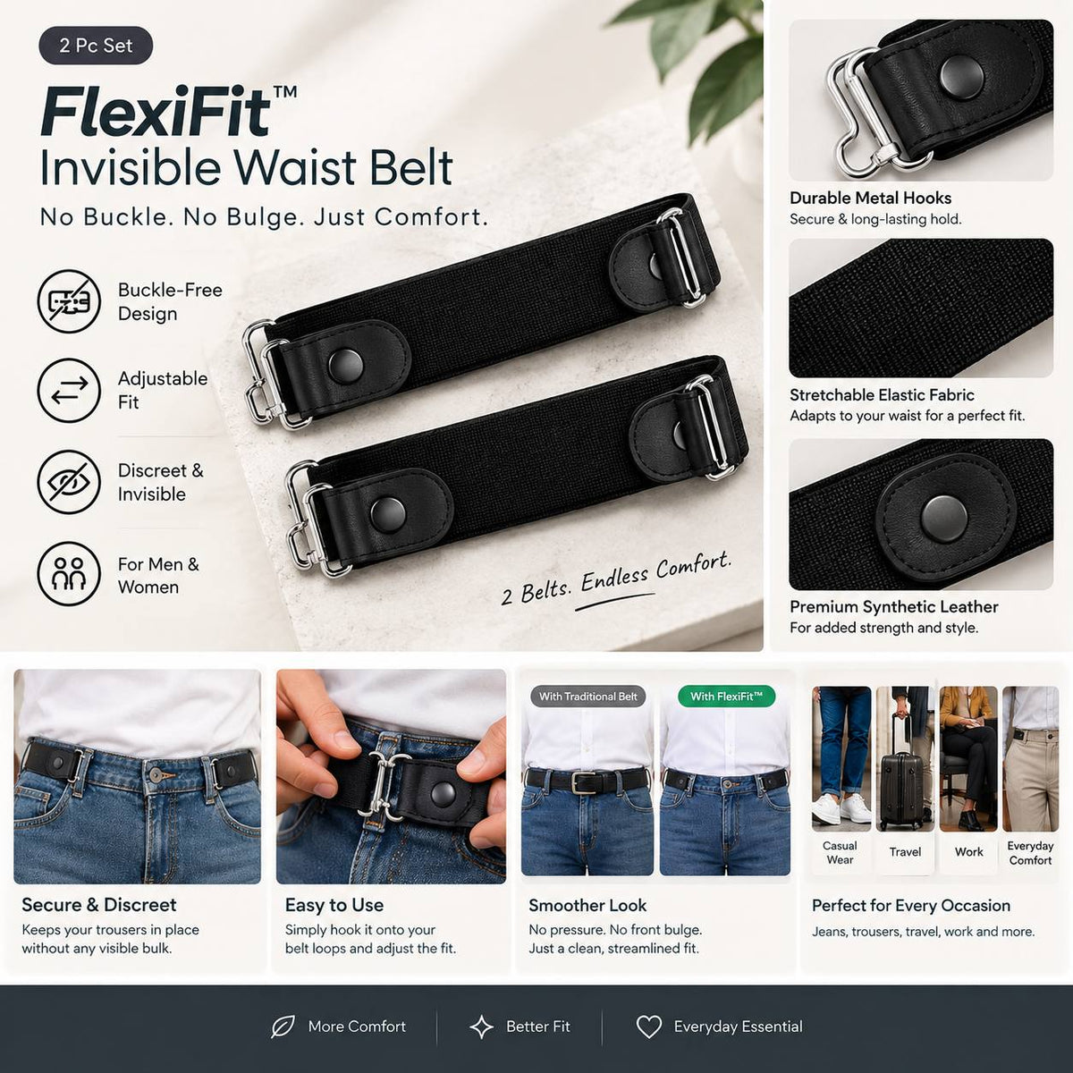 FlexiFit™ Invisible Waist Belt